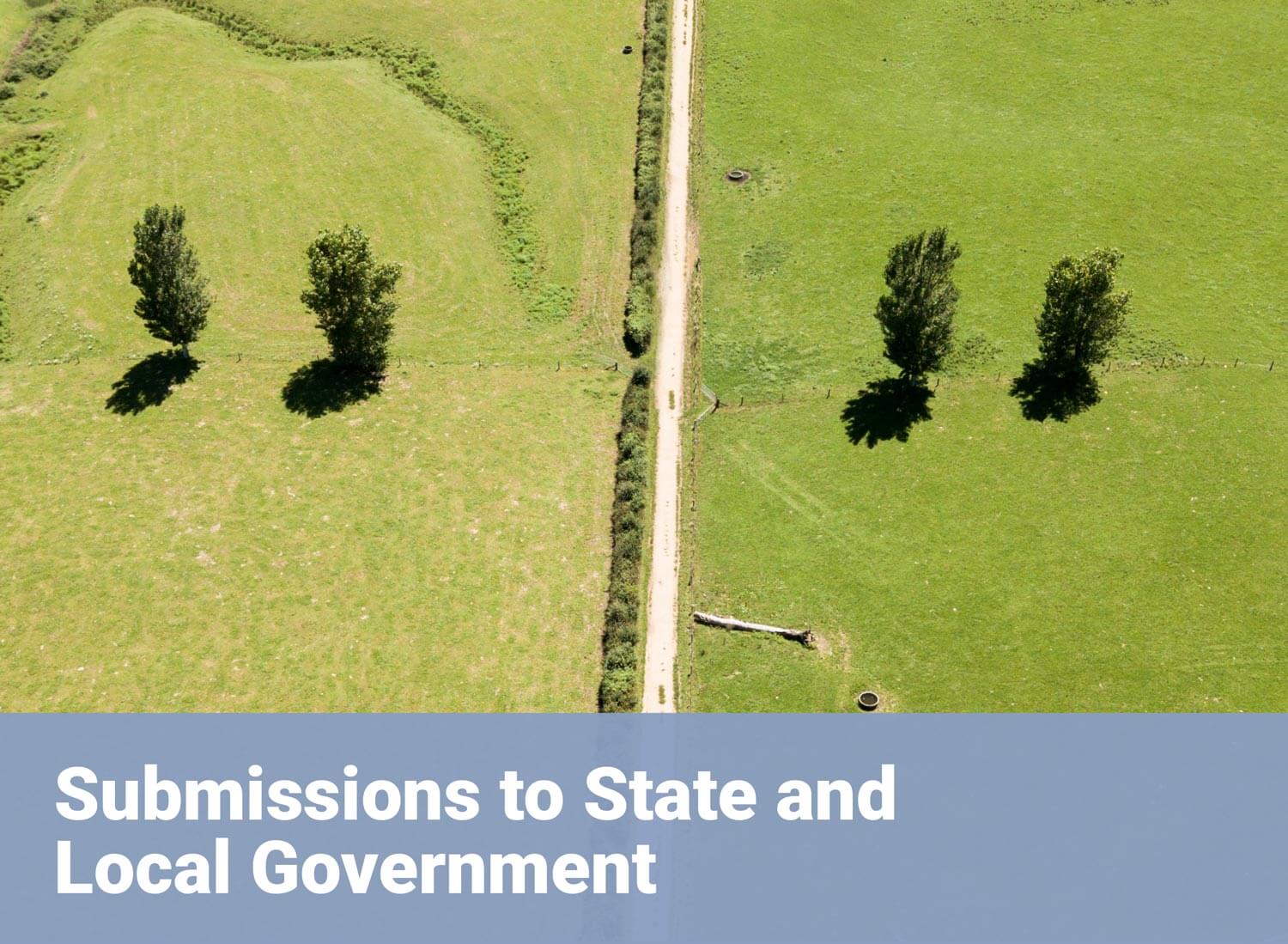 Submissions to State and Local Government