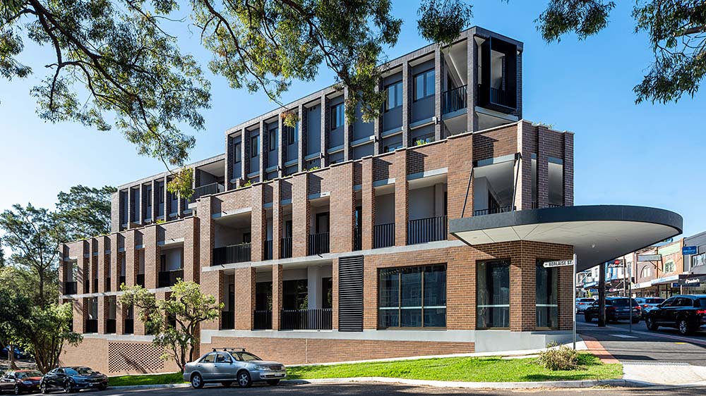 Four Storey Apartment building in Sydney